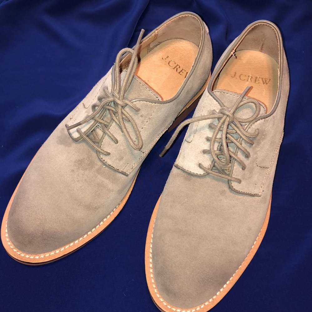 🔥SOLD🔥JCrew Men's Gray Harrington Suede Bucks - Picture 2 of 4
